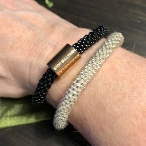 Set of 2 Roll-on Beaded Bracelets